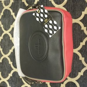 NWT Borsani Crossbody Bag, Red and Black